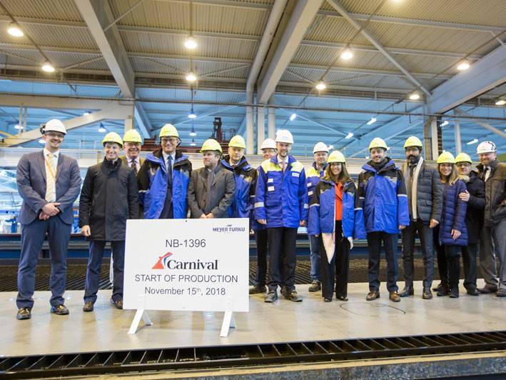 Carnival Cruise Lines steel cut