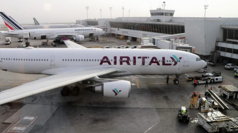 Air Italy plane on tarmac