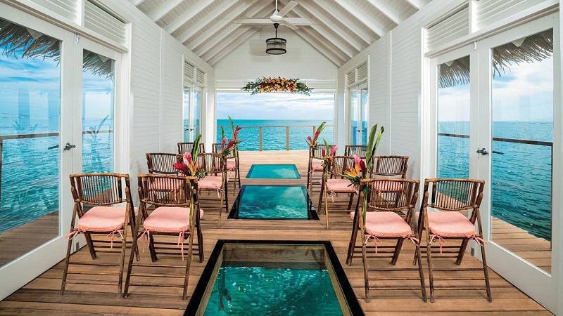 over the water chapel in Jamaica