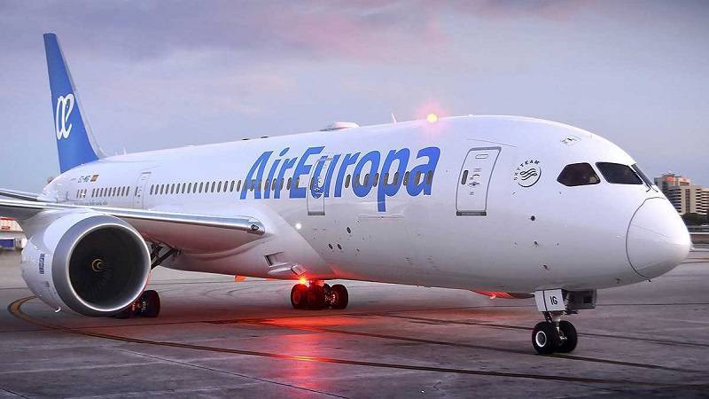 Air Europa plane on tarmac