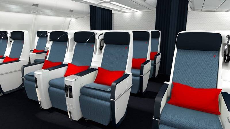 Air France cabin seats