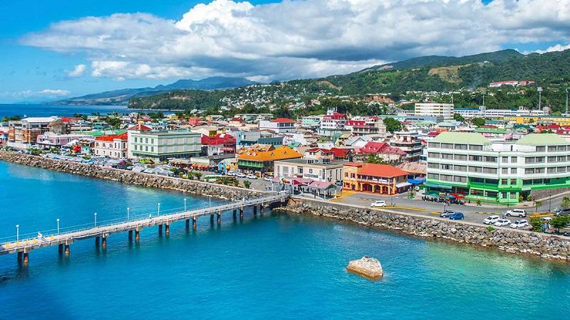 Dominica, bird's-eye view