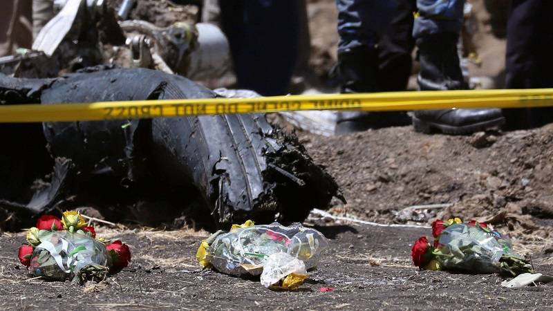 Ethipia crash scene