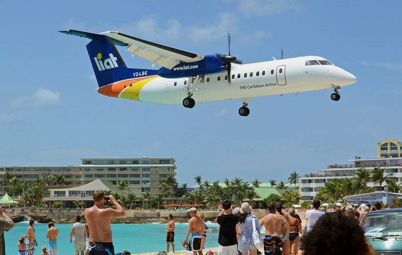 Liat airplane in flight