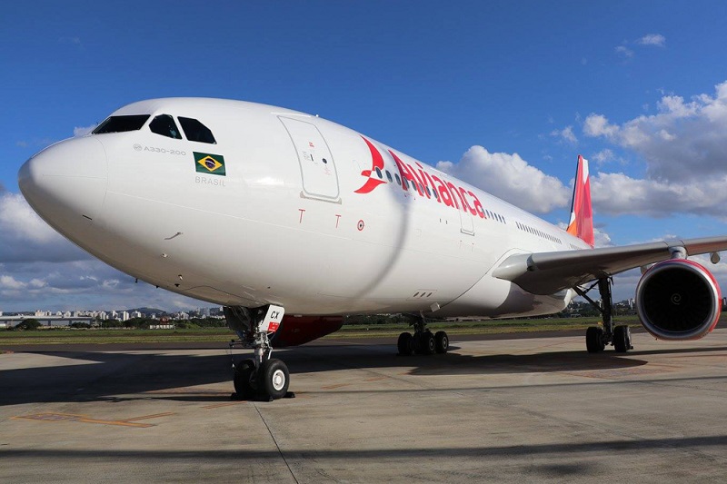 Avainca Brasil plane on tarmac