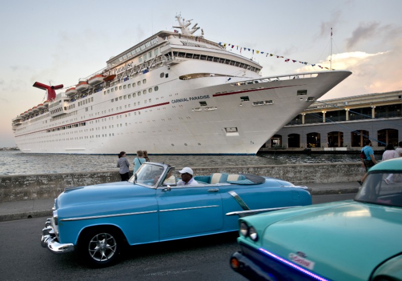 Carnival Cruise ship in Havana