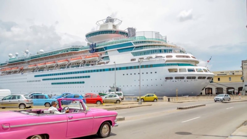 Cruise ship in Havana