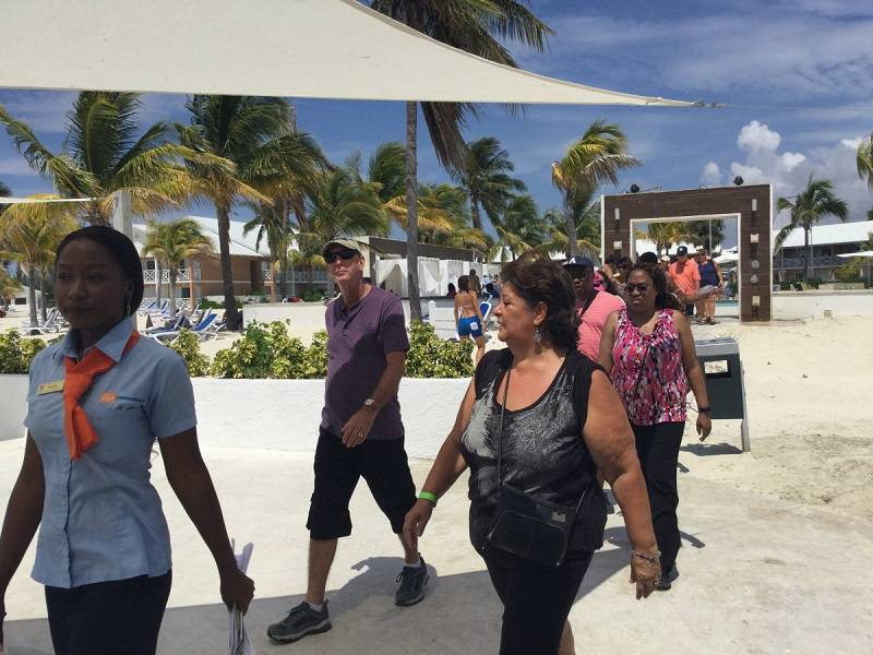 Over 200 Travel Agents Tour Freeport in the Bahamas
