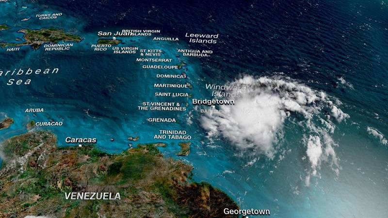 Tropical Storm Dorian Barrels Down to Puerto Rico