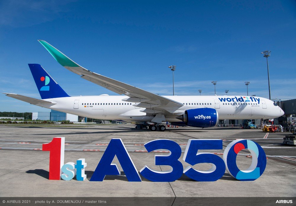 World2Fly first A350-900 aircraft