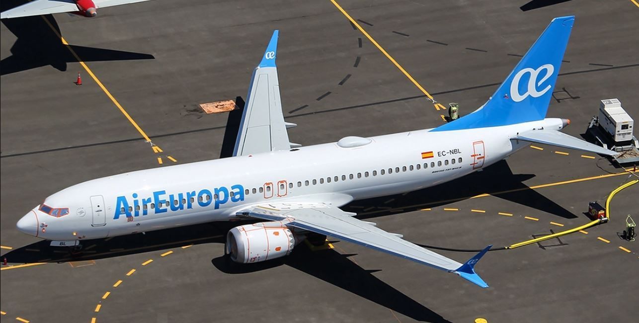 Air Europa aircraft on tarmac