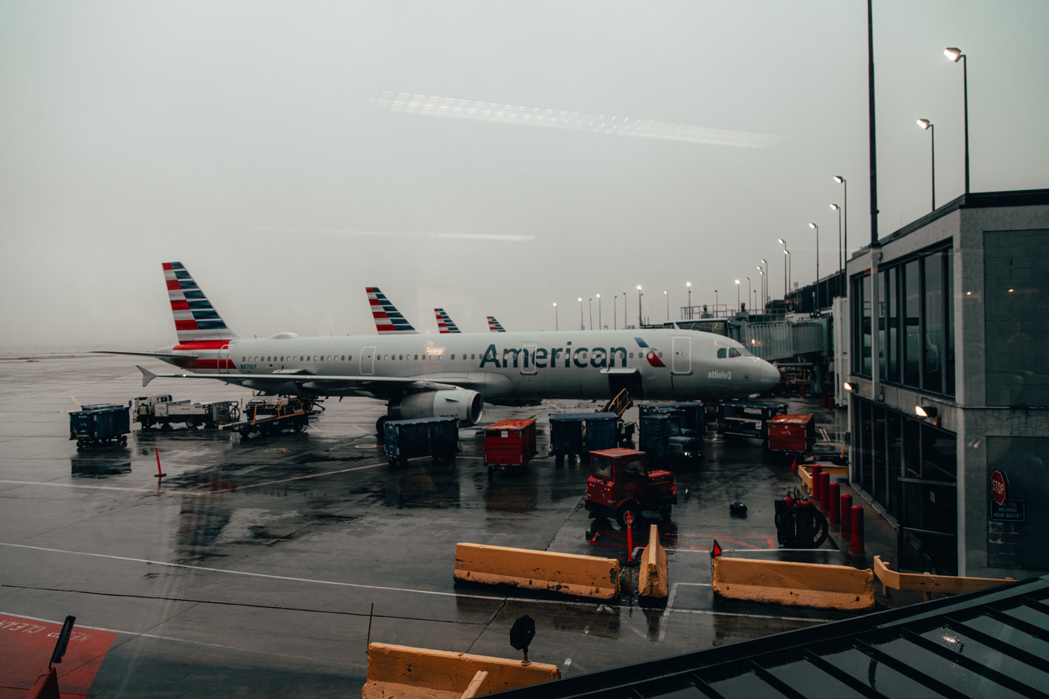 American Airlines planes on tarmac