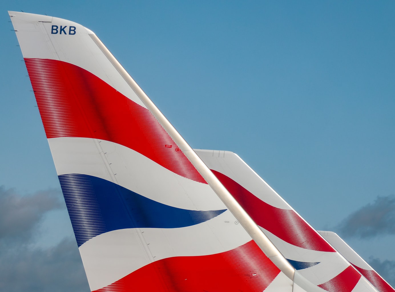 British Airways tails and sign