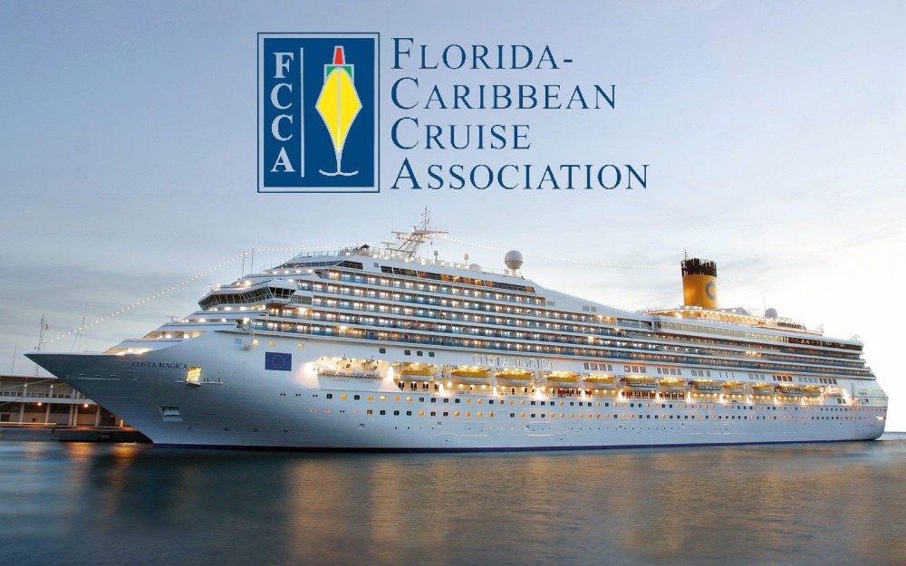Disney Cruise Line ship and the FCCA logo on top