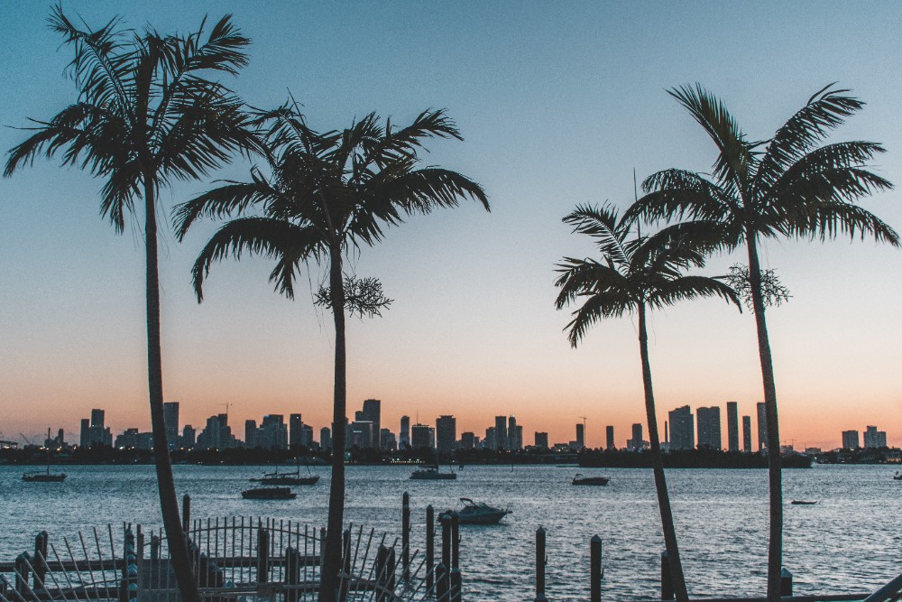 Florida at dusk