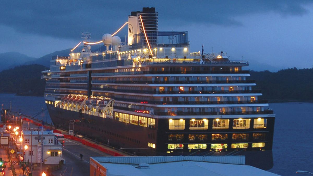 Holland America cruise docked