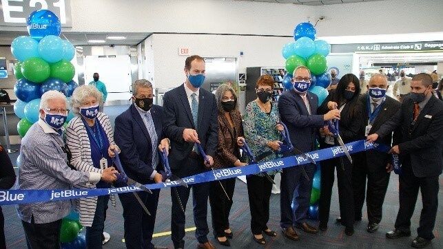 JetBlue's inaugural flight at MIA