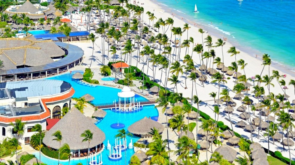 Melia Hotel in the Dominican Republic viewed from the air