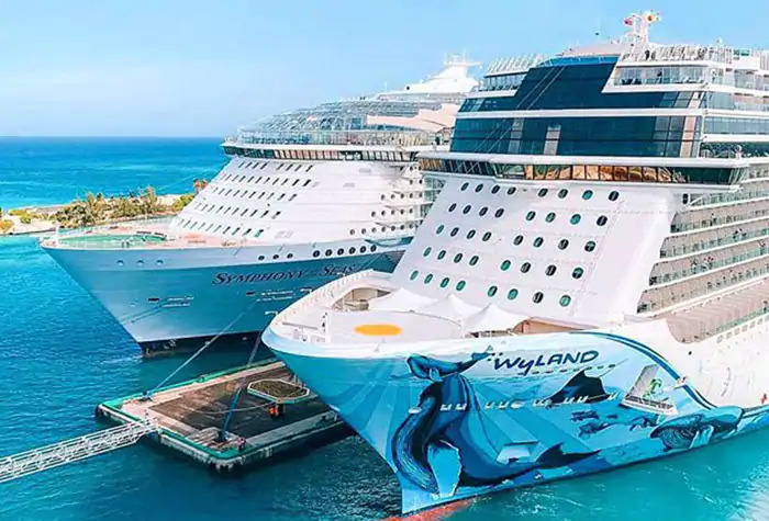 two Norwegian Cruise Line ships