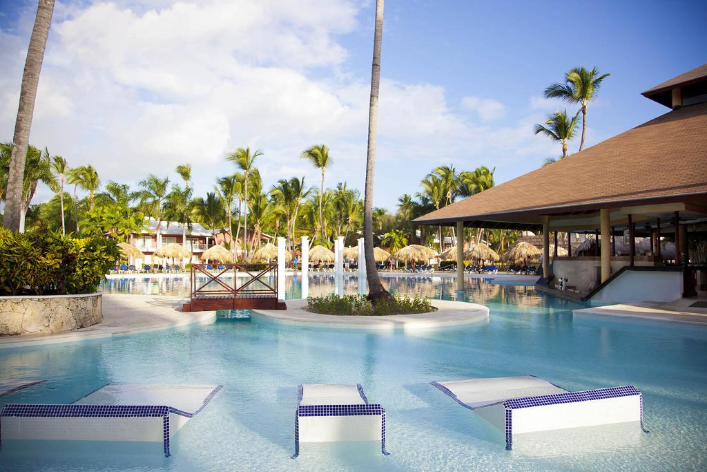 swimming pool of Palladium hotel in the Dominican Republic
