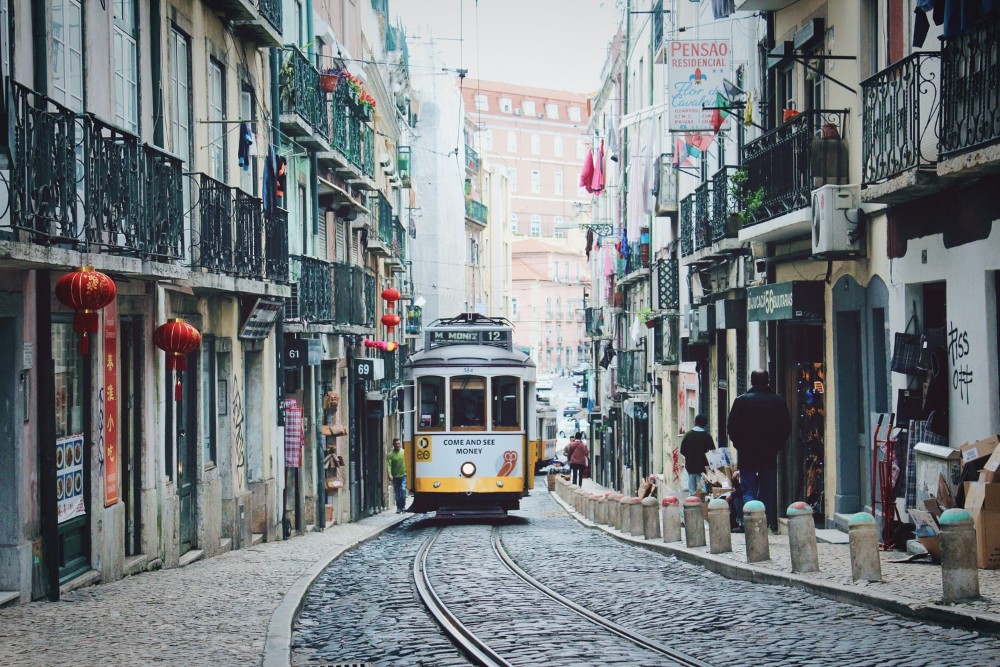 street car in Lisbon