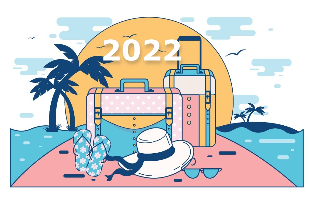 travel illustration and 2022 Americans