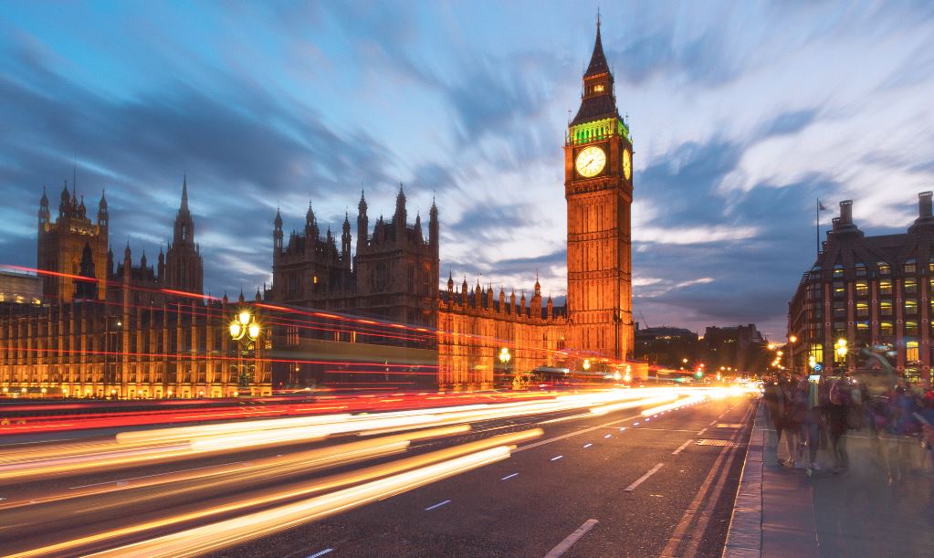 Londo, Big Ben, at night