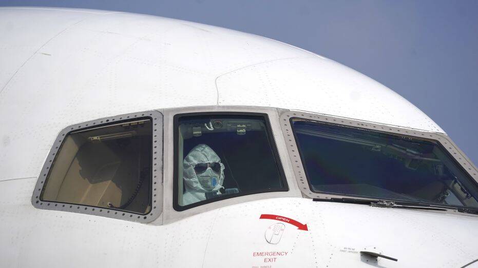 plane with pilot protected