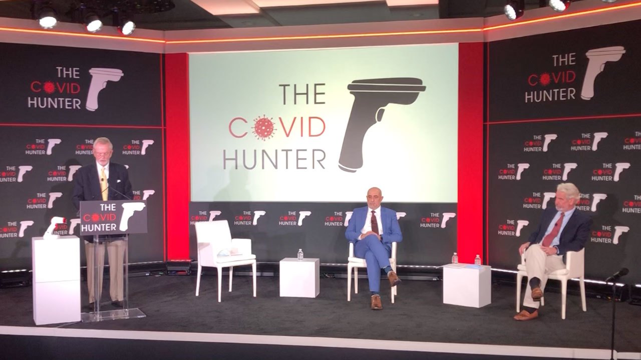 Covid Hunter presentation in West Palm Beach