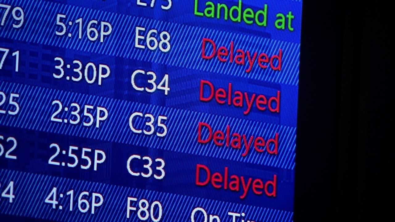 Delayed flights