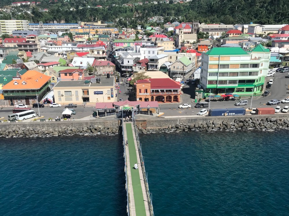 Dominica from the air