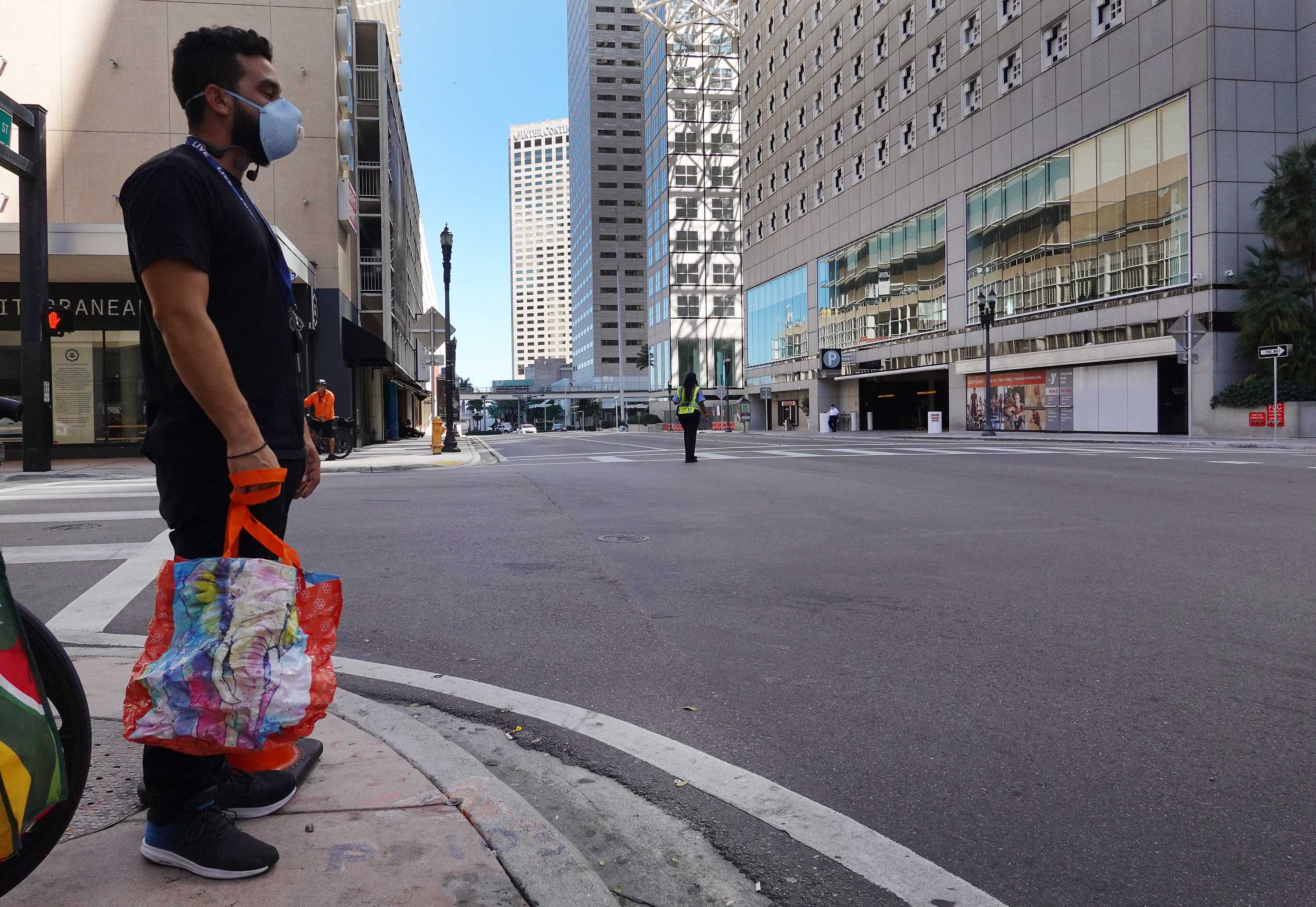 lonesome man in the street