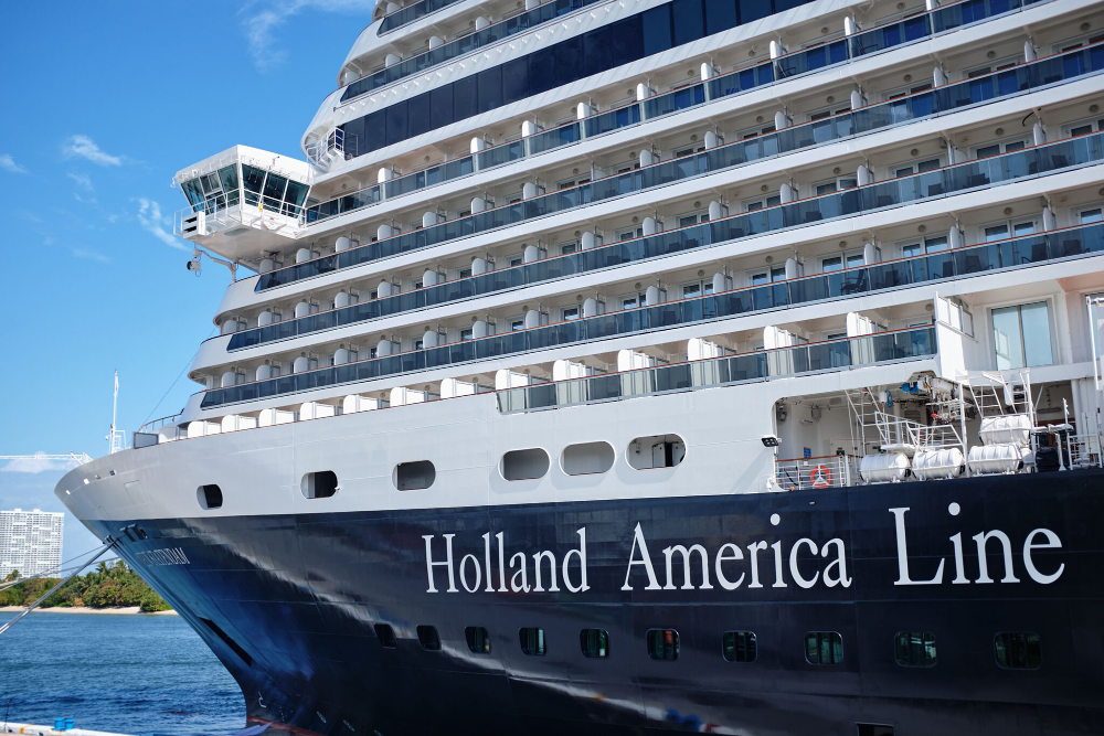 Holland America cruise docked