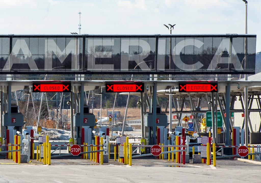US-Canada border closed