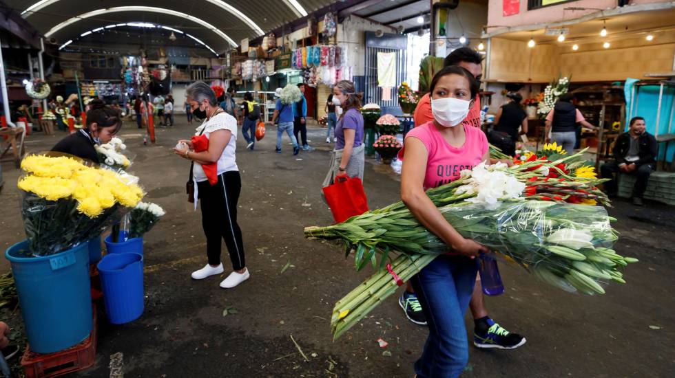 flower hawkers in Mexico