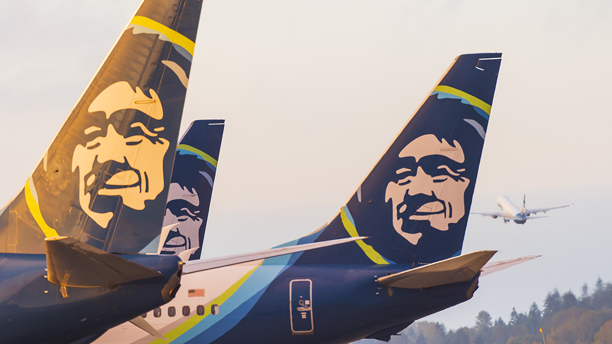 Alaska Airlines tails