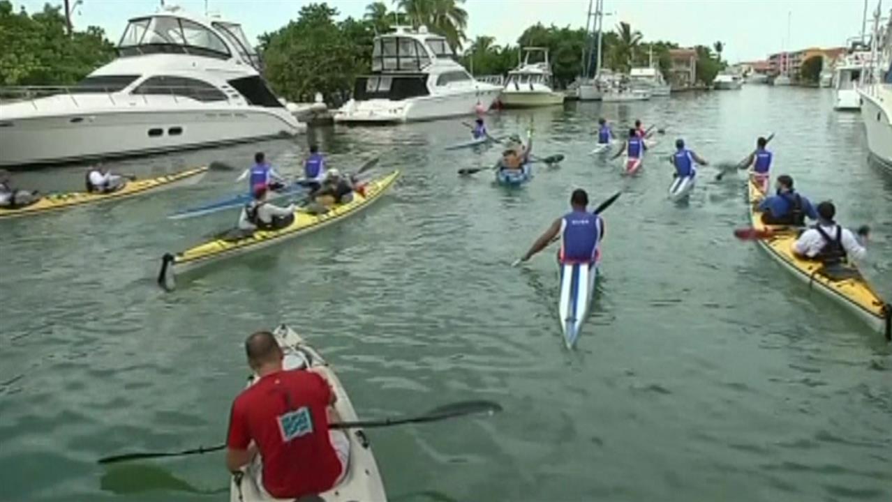 Three Americans Start Kayaking from Havana to Key West