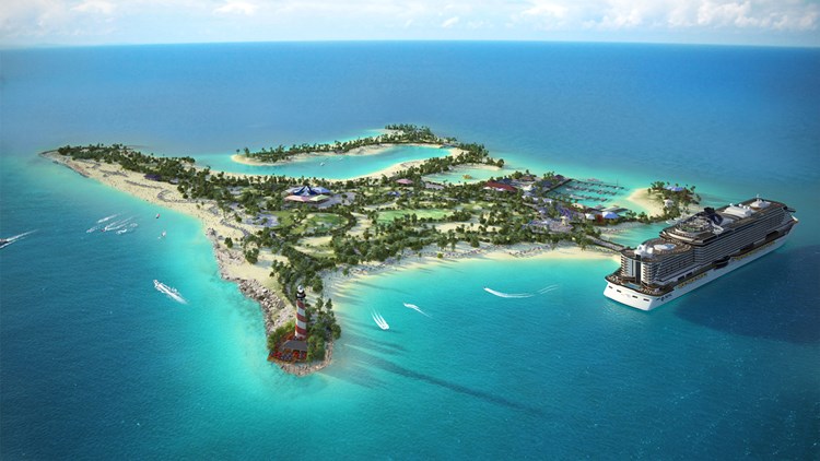 MSC Cruises Reveals Plans for Private Island Project in the Bahamas