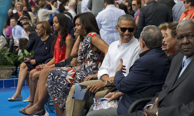 President Obama Attends Exhibition Game in Havana