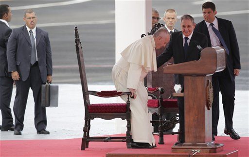 Pope Francis Evokes Revered Symbols for Cubans in First Speech
