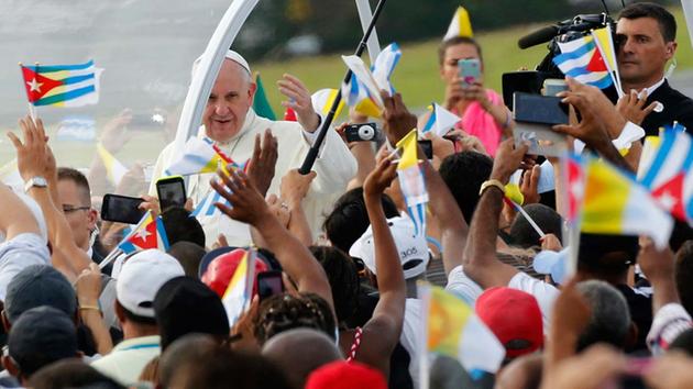 Pope Francis Delivers Mass during Historic Trip to Cuba