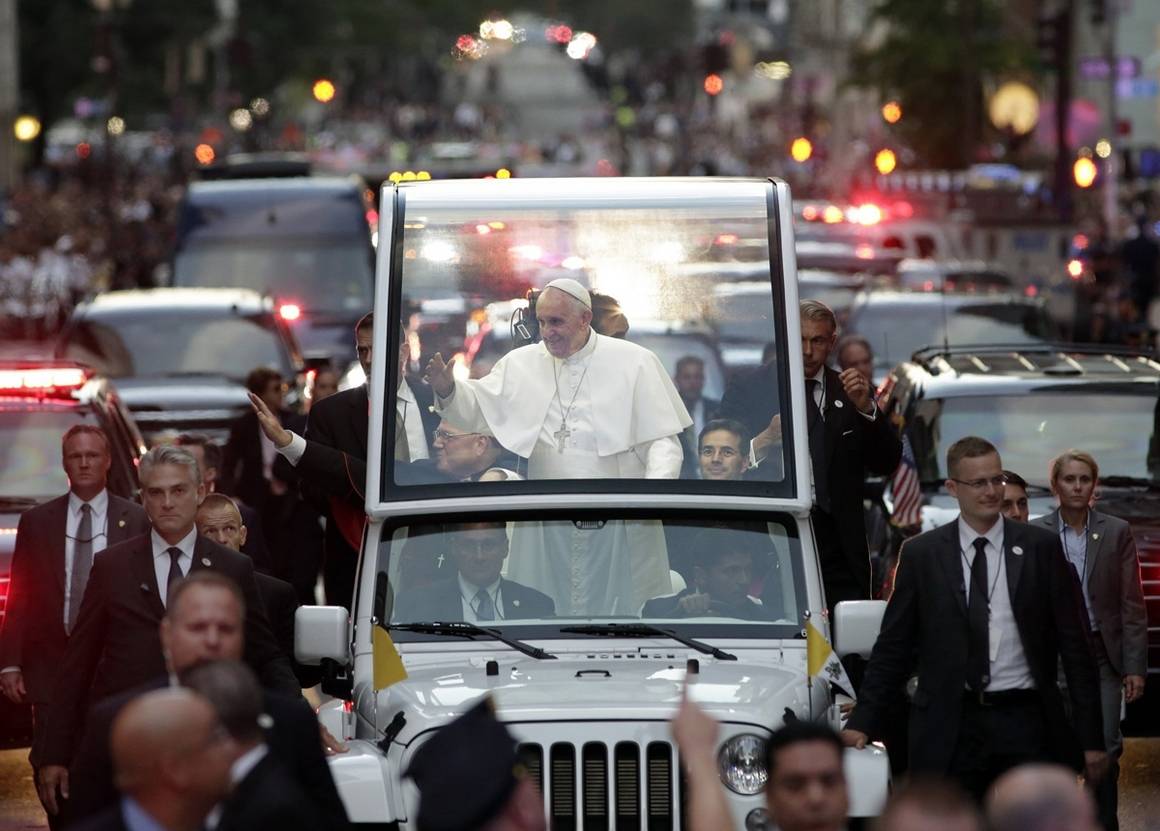 Pope Francis Arrives in New York City