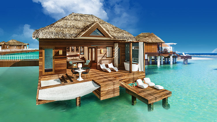 Sandals Royal Caribbean Opens First Over-the-Water Bungalows
