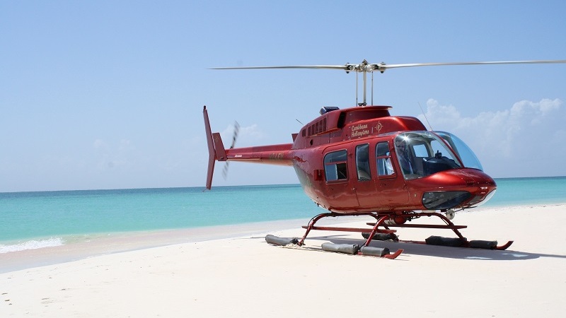 Nevis, Caribbean Helicopters Ltd. Launch Air Partnership