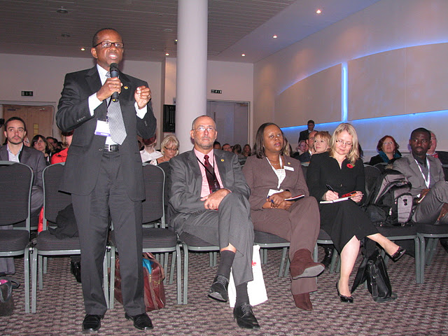 CTO's Hugh Riley taking the floor during last year's European Marketing Forum in London Caribbean Tourism Organization Helping Delegates Prepare for WTM