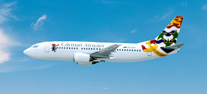 Cayman Airways to Start Tampa Bay-Grand Cayman Service