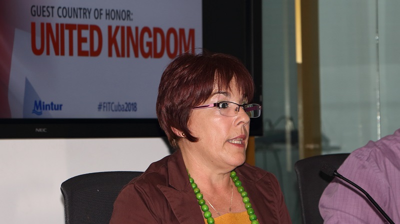Yanet Ayala, head of Communications and PR with Cuba's Ministry of Tourism. FitCuba 2018 Ready to Roll on May 2