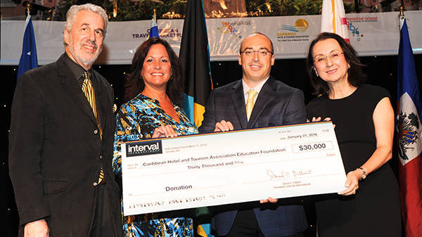 Interval International Hands Out Donation to CHTAEF 