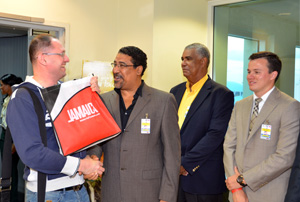 Jamaica’s Tourism Minister Welcomes Inaugural Flight from Russia