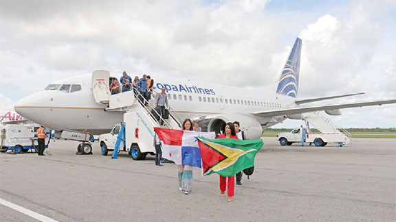 First Copa Airlines Flight from Panama City Lands in Barbados
